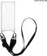 Sonique Strap Armor Clear Back Cover Silicone T...