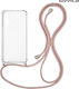 Sonique Back Cover Silicone with Strap Transpar...