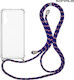 Sonique Rainbow Back Cover Silicone with Strap ...