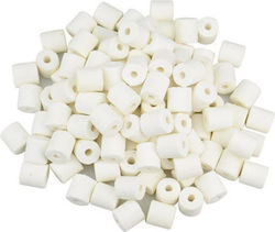 Tpster Ceramic Macaroni for Aquarium Filtration Aquarium Soils / Substrates 1kg