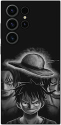 Samsung Galaxy S22 Ultra - One Piece Advanced Conquerors Design (Black Silicone)