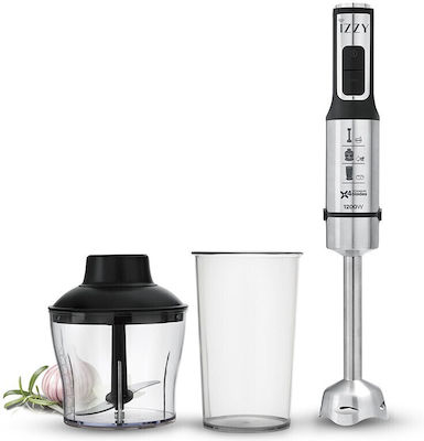 Izzy Hand Blender with Stainless Rod 1200W Silver