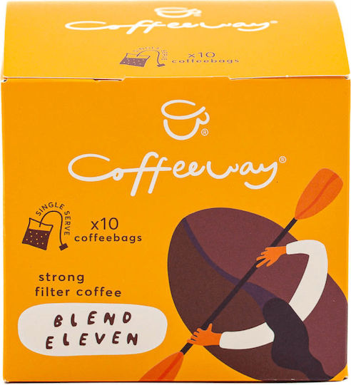 Coffeeway Καφές Φίλτρου Arabica Blend Eleven Αλεσμένος 10x7.5gr