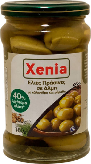 Xenia Ελιές Πράσινες 40% Λιγότερο Αλάτι 300gr