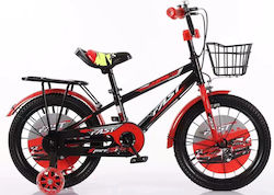 Fun Baby 16" Kinder Fahrrad BMX Schwarz-Rot