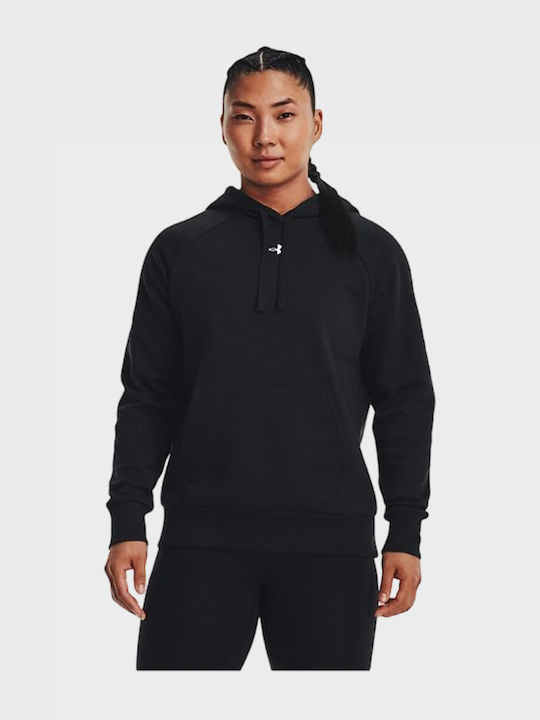 Under Armour Rival Sweatshirt Schwarz mit Kapuze