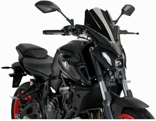 Puig Generation Touring Motorcycle Windshield & Windscreen Tinted Visor for Yamaha MT-07 20619N