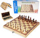 SP Souliotis Wooden Chess with Pawns 30x30cm