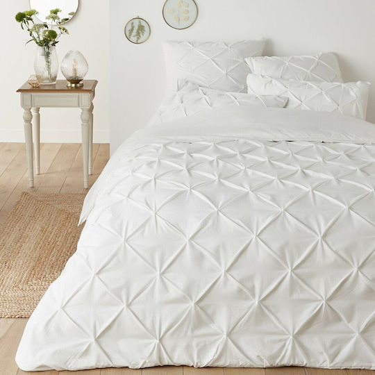 So'Home Παπλωματοθήκη Υπέρδιπλη 220x240 Λευκή