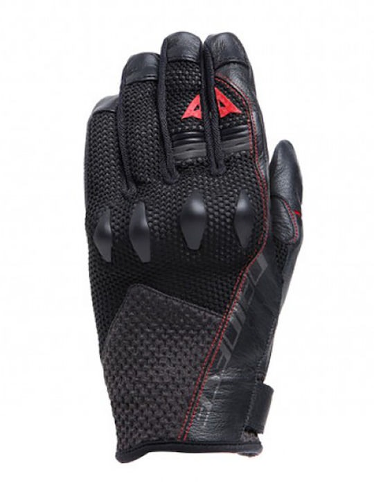 Dainese Karakum Ergo Tek Καλοκαιρινά Ανδρικά Γάντια Μηχανής Μαύρα