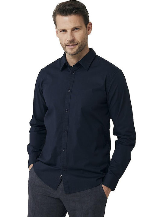 Long-sleeved Shirt Navy Blue
