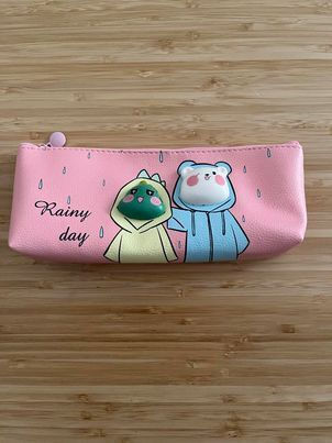 Spacecow Rainy Day Pencil Case Barrel Pink