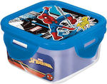 Stor Spider-Man Kids Lunch Plastic Box 0.29lt Blue L10xW10xH6cm