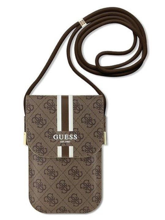 Guess Women's Mobile Phone Bag Brown