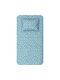 Borea Sheet Set Single Cotton Stars Blue 160x240cm 2pcs