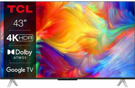 TCL Smart Τηλεόραση 43" 4K UHD LED P637 HDR (2022) 43P637