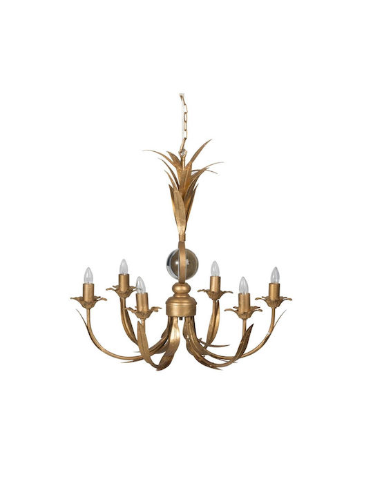 Artekko Chandelier Candlestick Gold 60cm 44513-DS