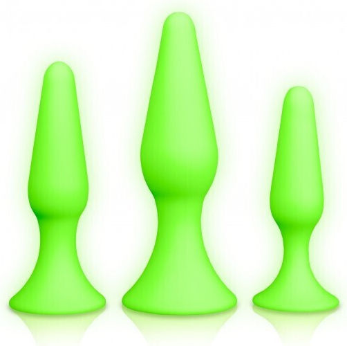 Shots Glow in the Dark Πρωκτικές Σφήνες Σετ Πράσινες