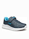 Brett 4 Παιδικά Sneakers με Σκρατς Navy Μπλε