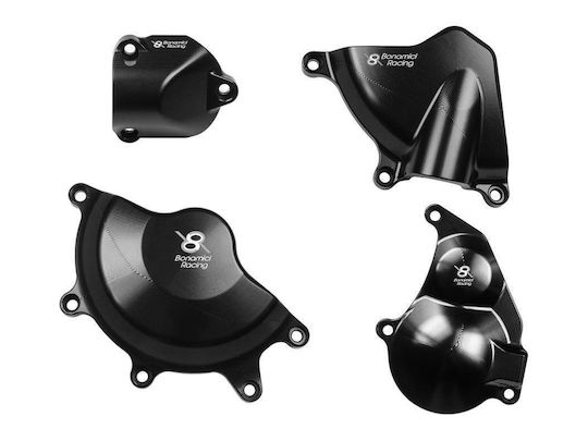 Bonamici Racing Προστατευτικό Κάλυμμα Κινητήρα Μοτοσυκλέτας BMW S1000RR Μαύρο