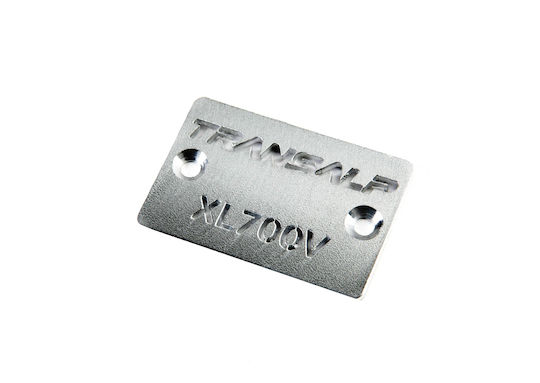 Moto Discovery Motorcycle Brake Reservoir Protector Honda Transalp / Transalp 700 Silver