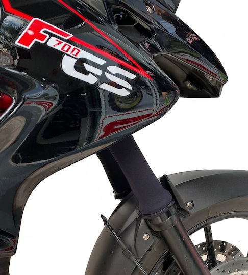 Moto Discovery Motorrad-Vorderradgabelschutz Schwarz