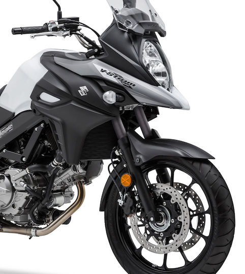 Moto Discovery Motorrad-Vorderradgabelschutz Schwarz