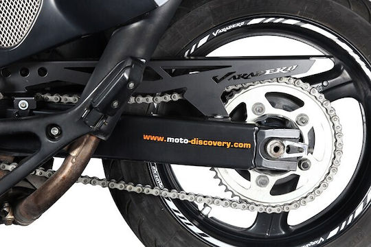 Moto Discovery Motorcycle Chain Guard Honda Varadero Black