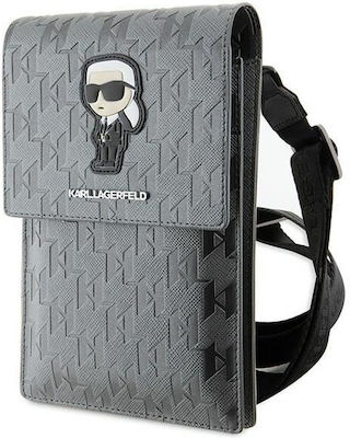 Karl Lagerfeld Sock & Pouch Gray