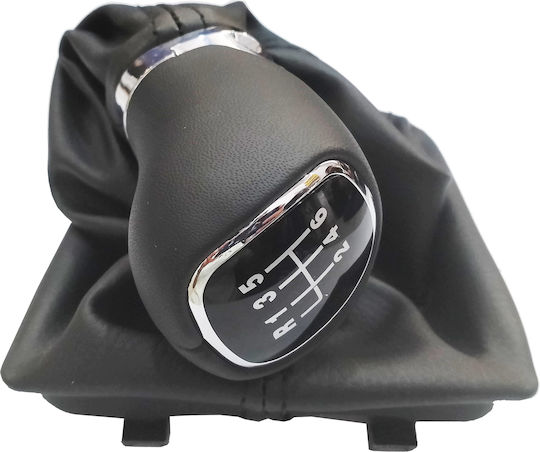 Carman Πόμολο Ταχυτήτων για Mazda 6 Skoda Octavia 2014-2020 Μαύρο