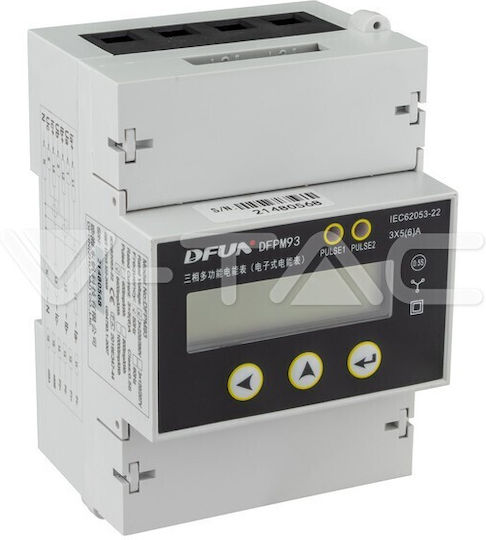 V-TAC Digital Energy Analyzer for Electrical Panel Three-phase Modbus