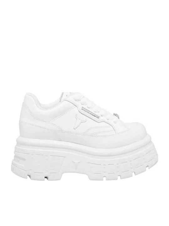 Windsor Smith Swerve Le Chunky Sneakers White