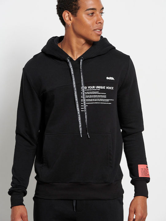 BodyTalk Speakout Sweatshirt with Hood Black