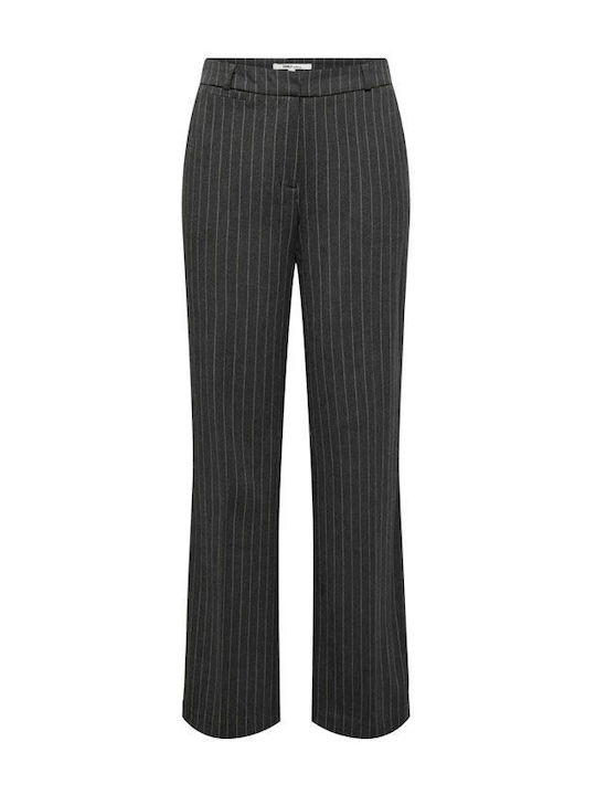 Only Damen Stoffhose Grau