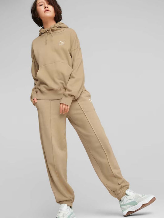 PUMA Classics Παντελόνι Φόρμας Εκρού