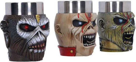 Nemesis Σφηνοπότηρα από Γυαλί Iron Maiden Eddie 3τμχ