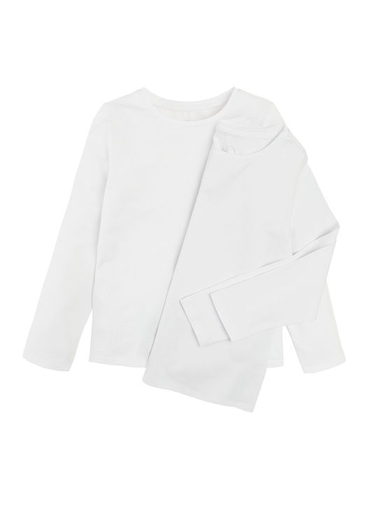 Cool Club Set of Kids' Blouses White