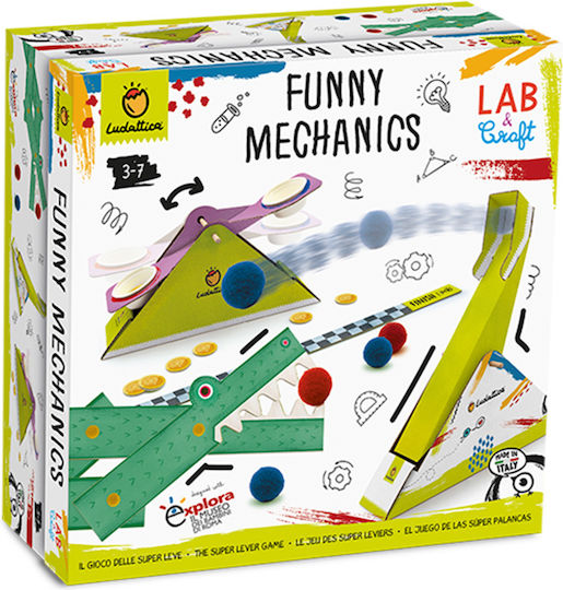 Ludattica Funny Mechanics STEM Lernspiel Technik für 3-7 Jahre