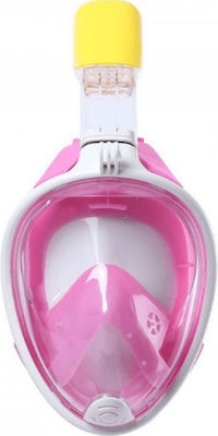 Full Face Diving Mask FREE BREATH Pink