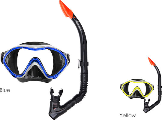 Abysstar Mască De Scufundare Cu Snorkel Neagră