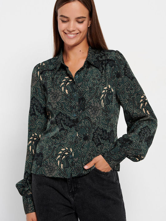 Langärmelig Damen Hemd Pepper Green