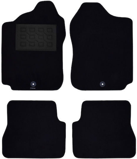 Σετ Μπροστινά και Πίσω Πατάκια 4τμχ για Suzuki Jimny 2005-2011 Μαύρα