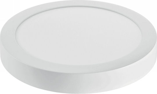 Inlight Кръгла На открито LED Панел 24W с Топло бяло Светлина 3000К 30см.