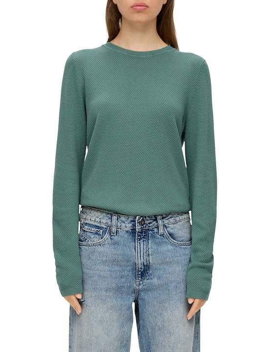 S.Oliver Damen Langarm Pullover Grün