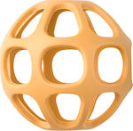 Saro Ball Teether made of Silicone for 6 m+ Ochre 1pcs