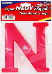 Carpower Placă "N" pentru Șoferi Noi