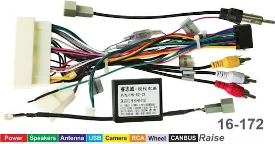 CARAV Industries Inc. Car Audio ISO Plug Hyundai / Kia