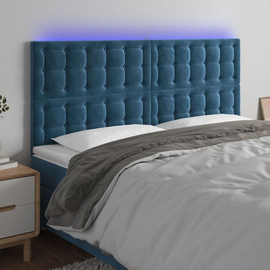 vidaXL Fabric Multicolour Bed Headboard 180x118cm