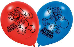 Μπαλόνια Super Mario 9 22.8εκ. 6τμχ