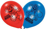 Μπαλόνια Super Mario 9 22.8εκ. 6τμχ